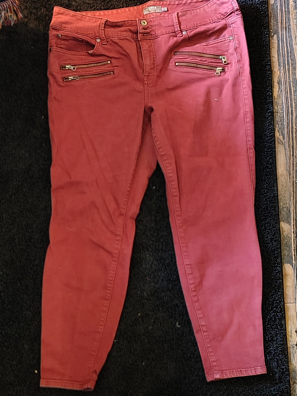 Torrid Wine Red Super Soft Jeans